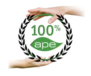 La charte 100% APE : Visuel du certificat