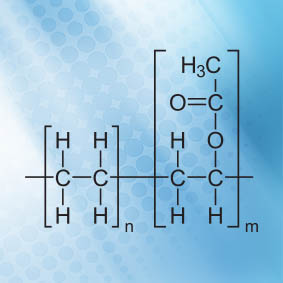 Polymères et plastiques agricoles : formule de la copolymérisation de l'acetate vinyl - EVA