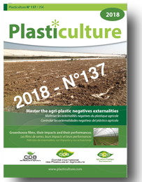 Plasticulture N°137 - 2018